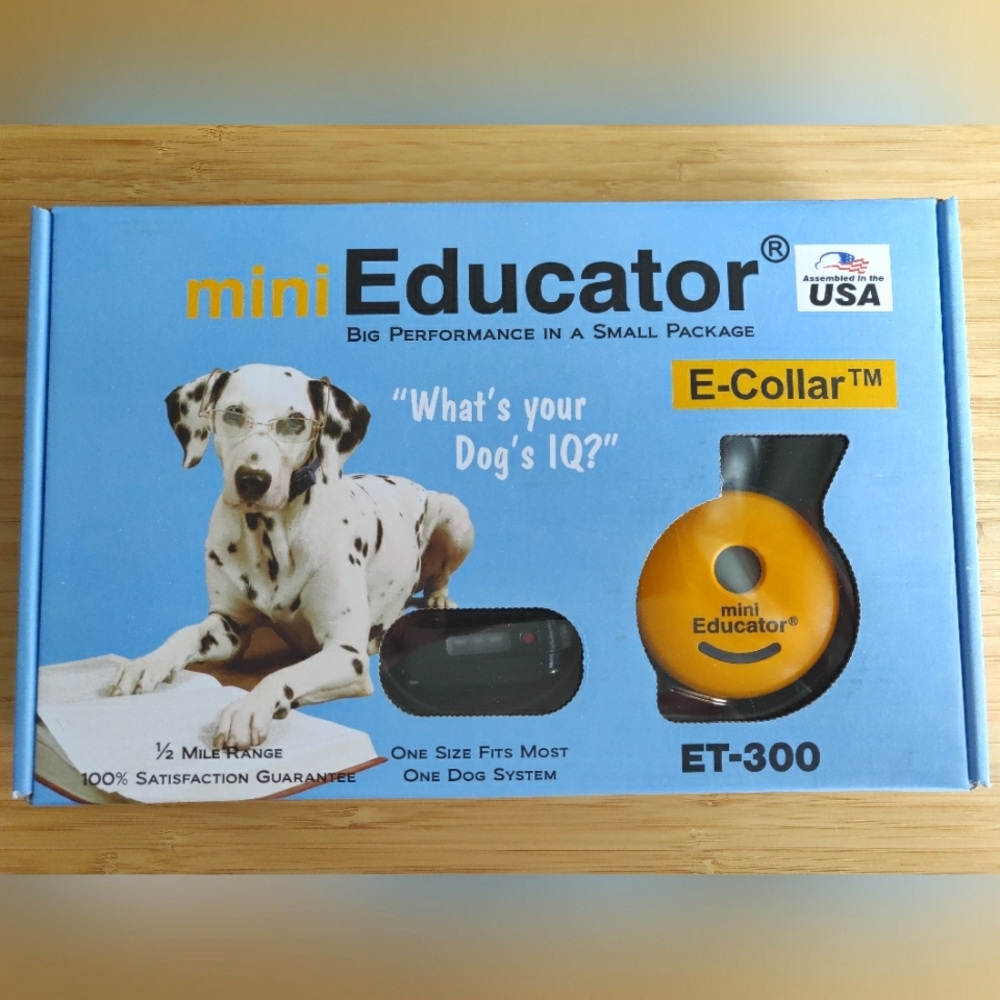 Like NEW Mini Educator E Collar ET300 1/2 mile